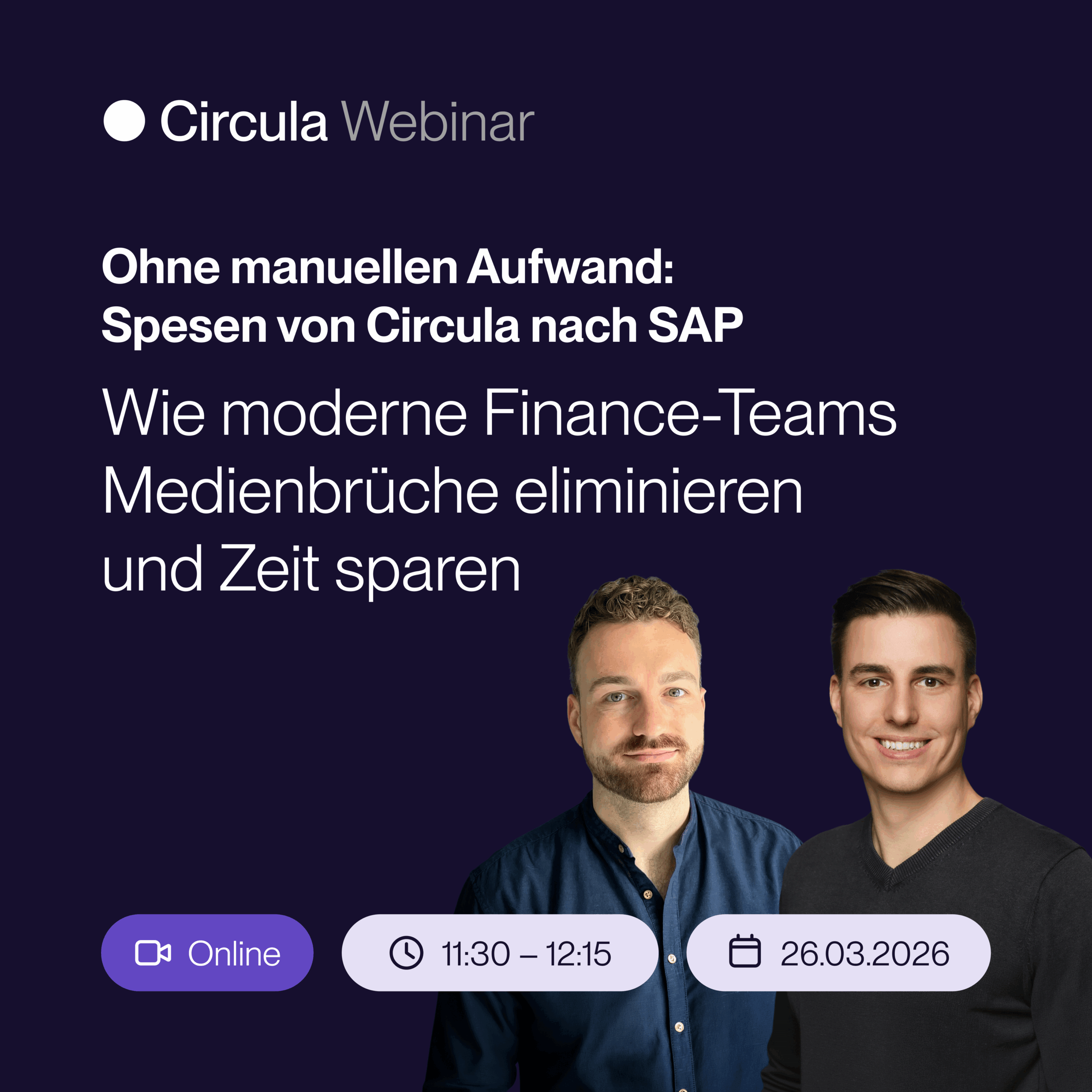 Webinar Circular Spesenabrechnung
